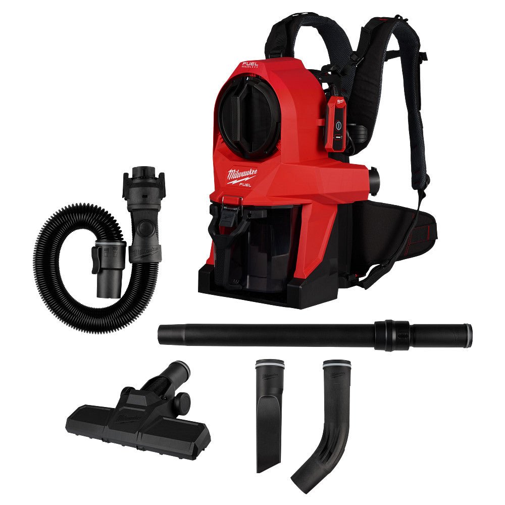 Milwaukee 0895-20 M18 FUEL 18V 3-in-1 Cordless Backpack Vacuum - Bare Tool