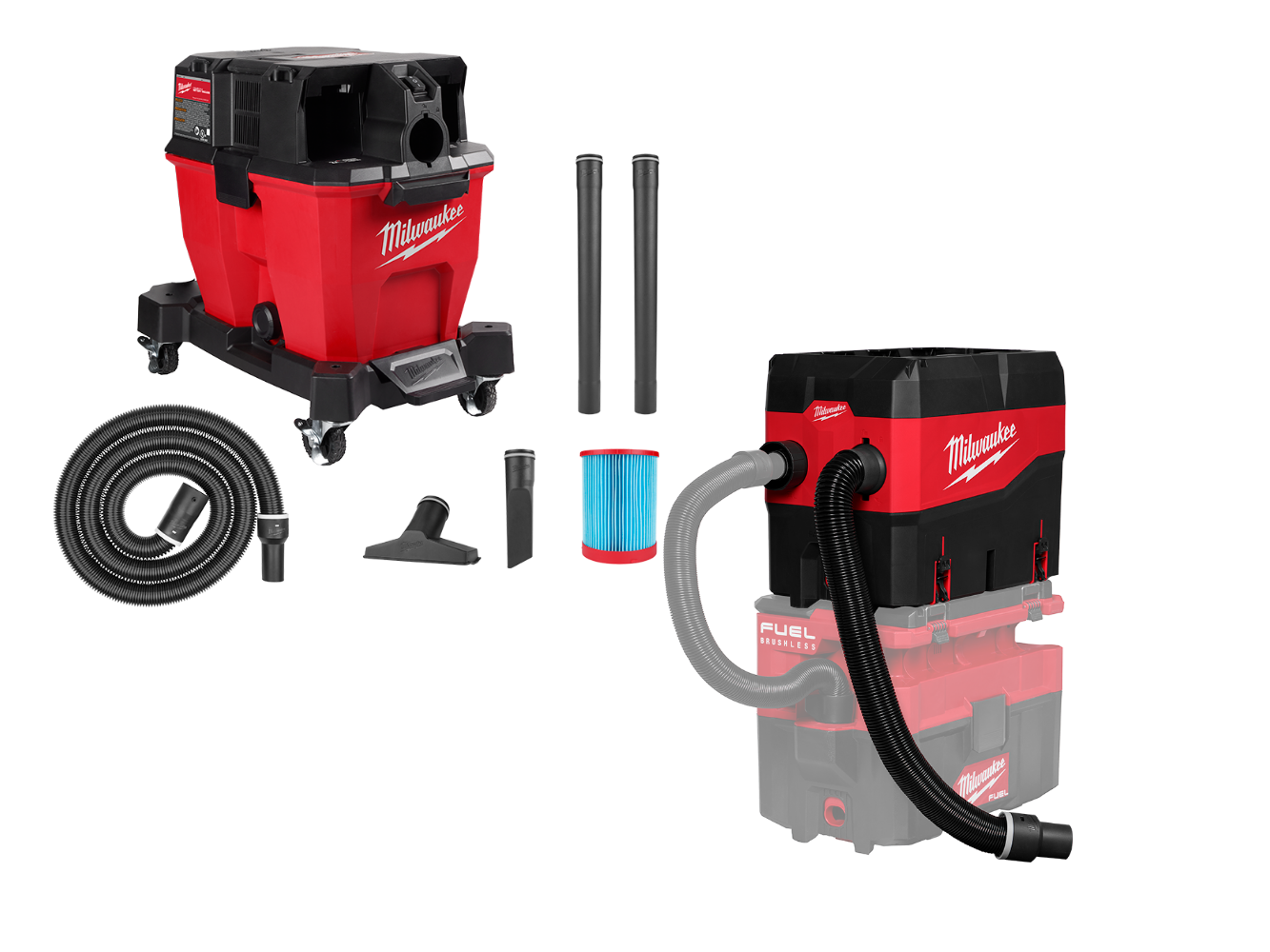Milwaukee 0920-20DS M18 FUEL 9 Gallon Wet/Dry Vacuum w/ Debris Separator
