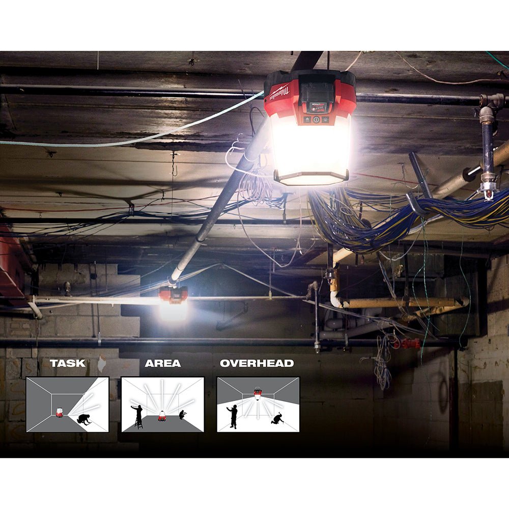 Milwaukee 2146-20 M18 18V RADIUS LED Cordless One Key Site Light - Bare Tool - Image 6