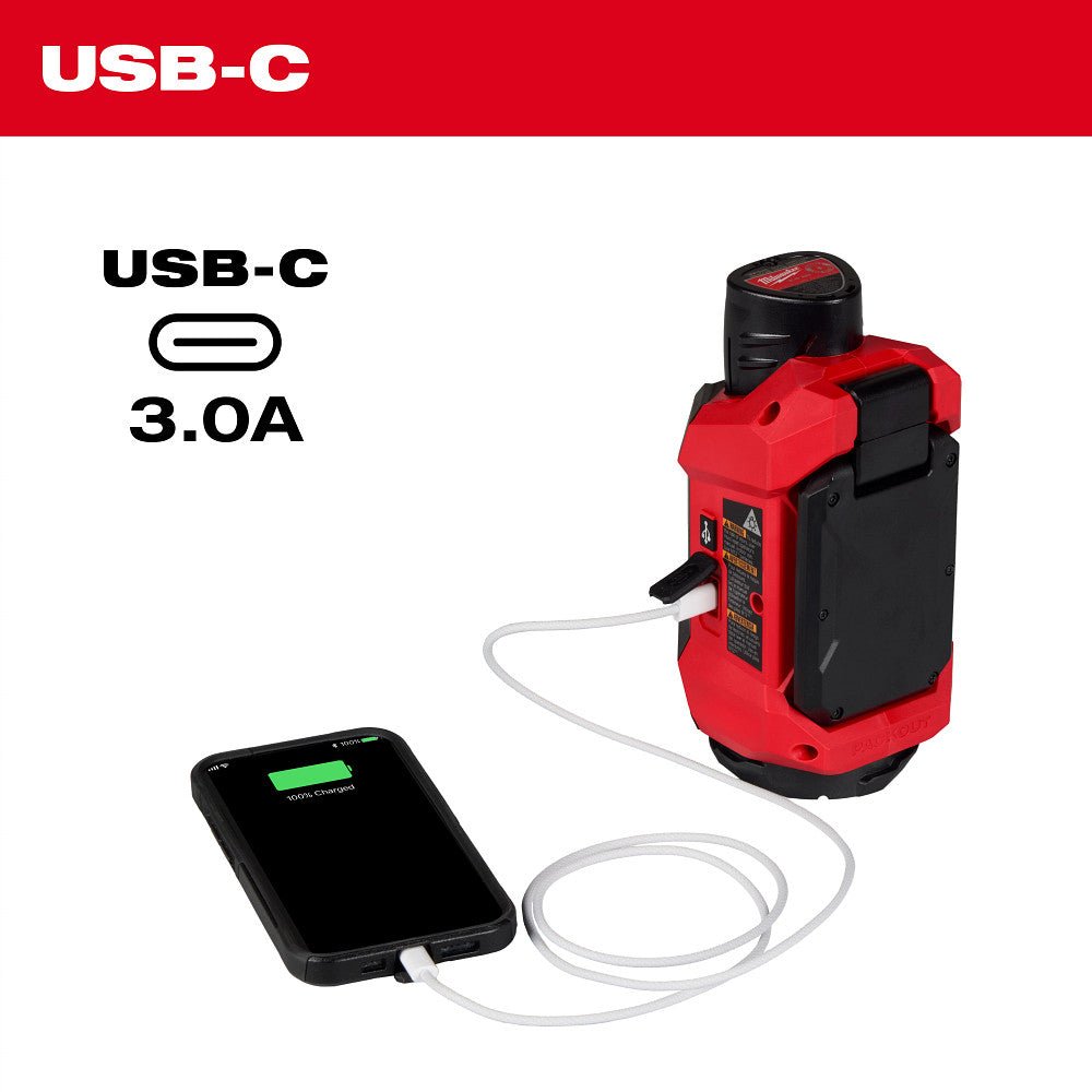 Milwaukee 2350-20 M12 12V ROVER Multi-Directional Flood Light PACKOUT -Bare Tool - Image 11