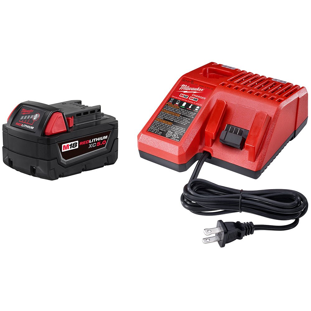 Milwaukee 2368-20SK M18 18V Dual Power Triple-Panel Light w/ 5AH Battery/Charger - Image 15
