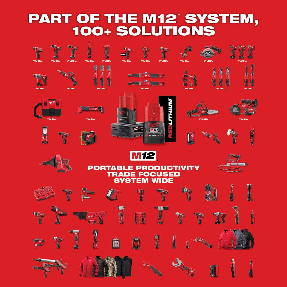 Milwaukee 2432-82 M12 12V Li-Ion ProPEX Expansion Tool Kit - Recon - Image 10
