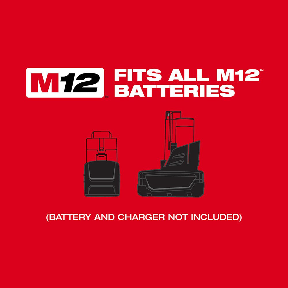 Milwaukee 2458-80 M12 12V Palm Nailer w/ Hand Strap - Bare Tool - Recon - Image 7