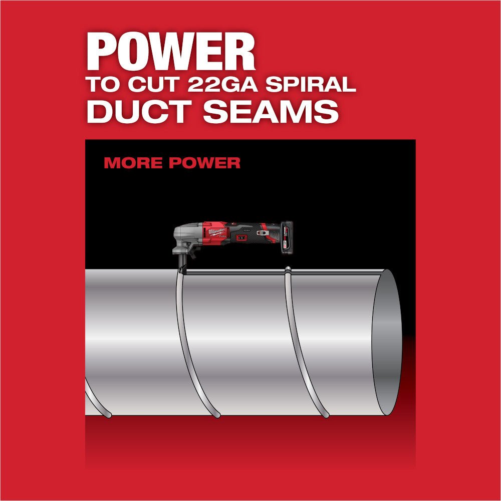 Milwaukee 2476-20PD M12 FUEL 12V 16 Gauge Variable Speed Nibbler w/Punch/Die Set - Image 5