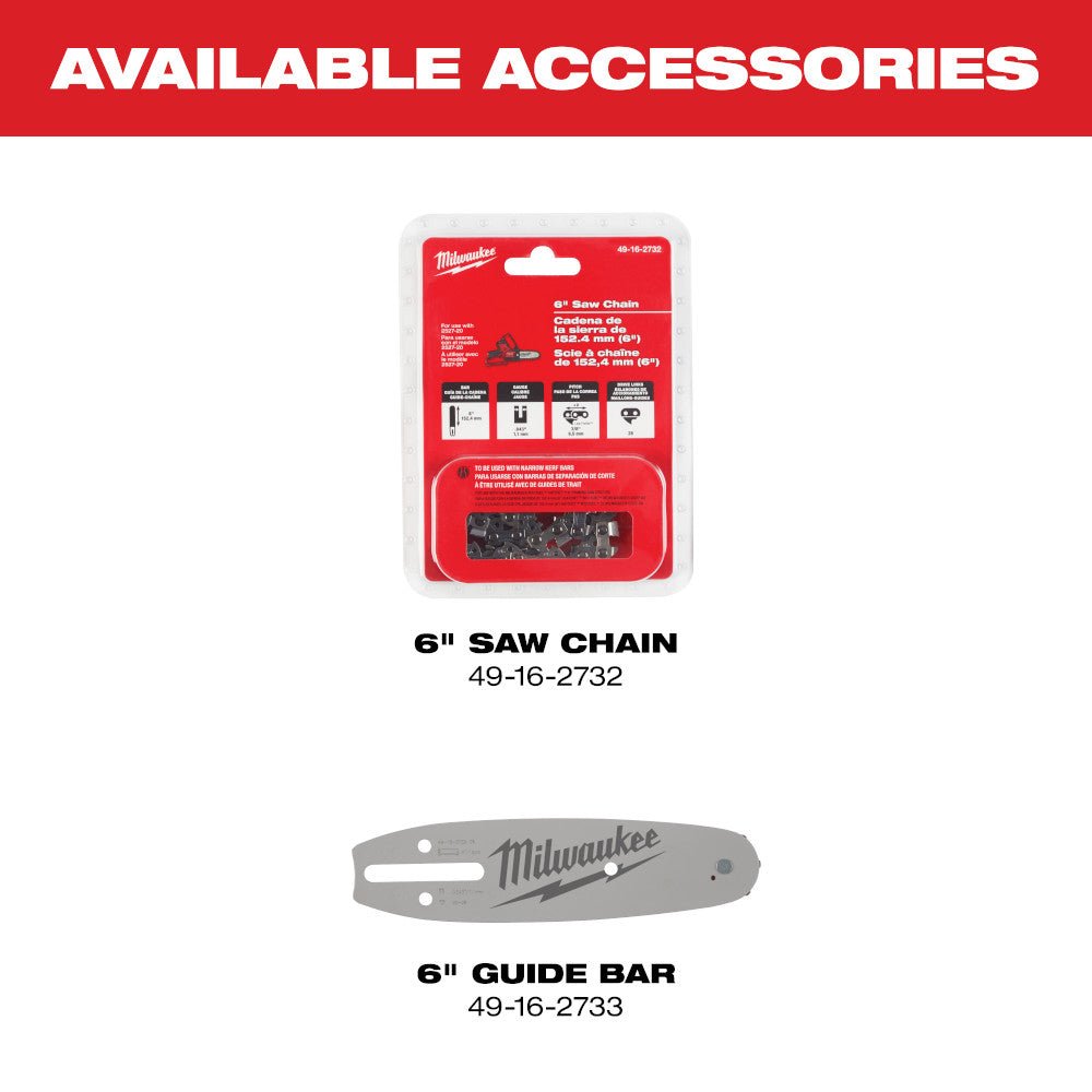 Milwaukee 2527-21x3 M12 FUEL 12V 6” Pruning Saw Kit w/ 2 - M12 3AH Batteries - Image 7