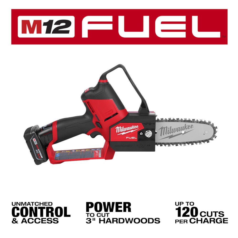 Milwaukee 2527-21x3 M12 FUEL 12V 6” Pruning Saw Kit w/ 2 - M12 3AH Batteries - Image 9