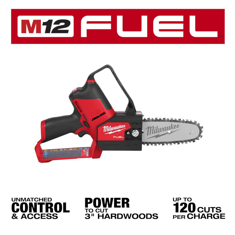 Milwaukee 2527-80 M12 FUEL 12V HATCHET 6" Cordless Pruning Saw - Bare Tool - Recon - Image 2