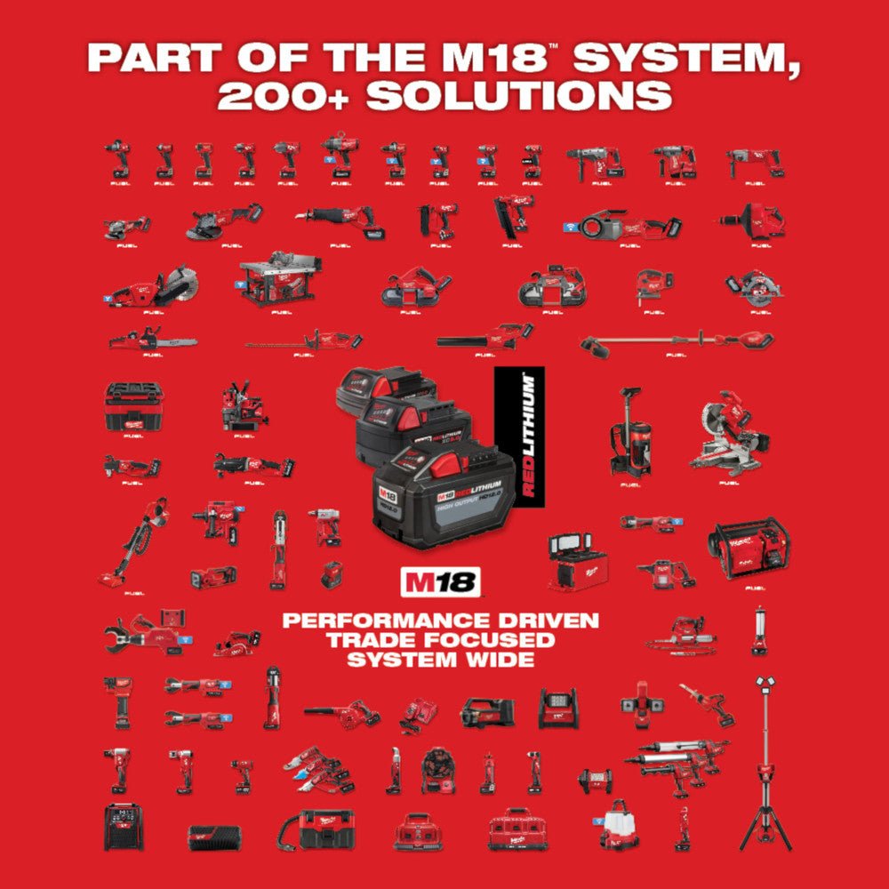 Milwaukee 2676-22 M18 18V FORCE LOGIC 10T Knockout Tool Kit w/ 1/2" -2" Capacity - Image 11