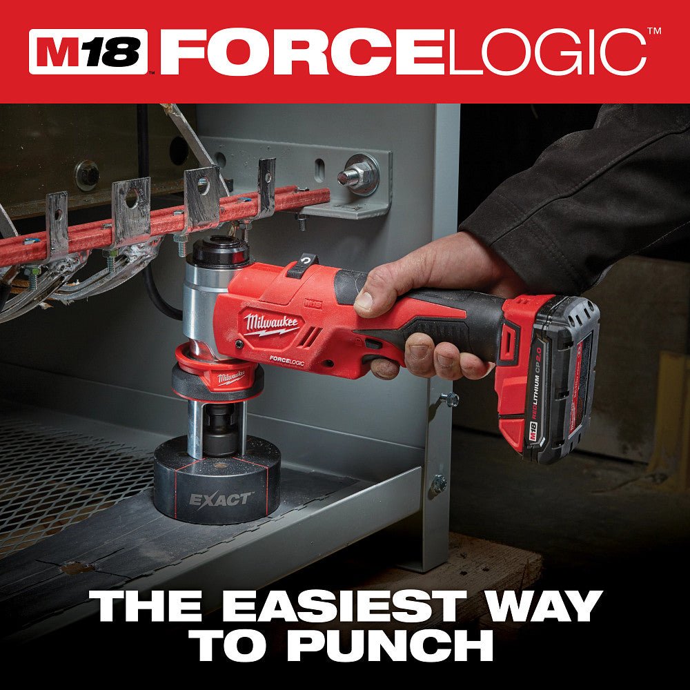 Milwaukee 2677-02 M18 FORCE LOGIC 18V 6T Knockout Tool 1/2"-2" - Image 3