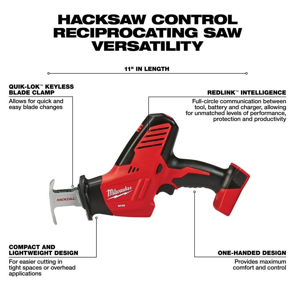 Milwaukee 2695-24POK M18 18V 4-Tool Combo Kit w/Grinder, Multi-Tool, and PACKOUT - Image 4