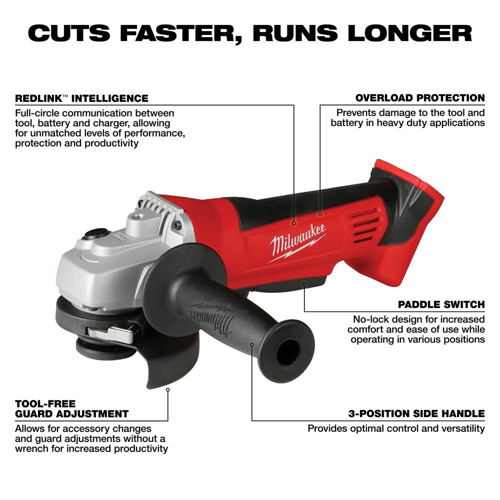 Milwaukee 2696-26POK M18 18V 6-Tool Combo Kit w/Grinder, Multi-Tool, and PACKOUT - Image 6