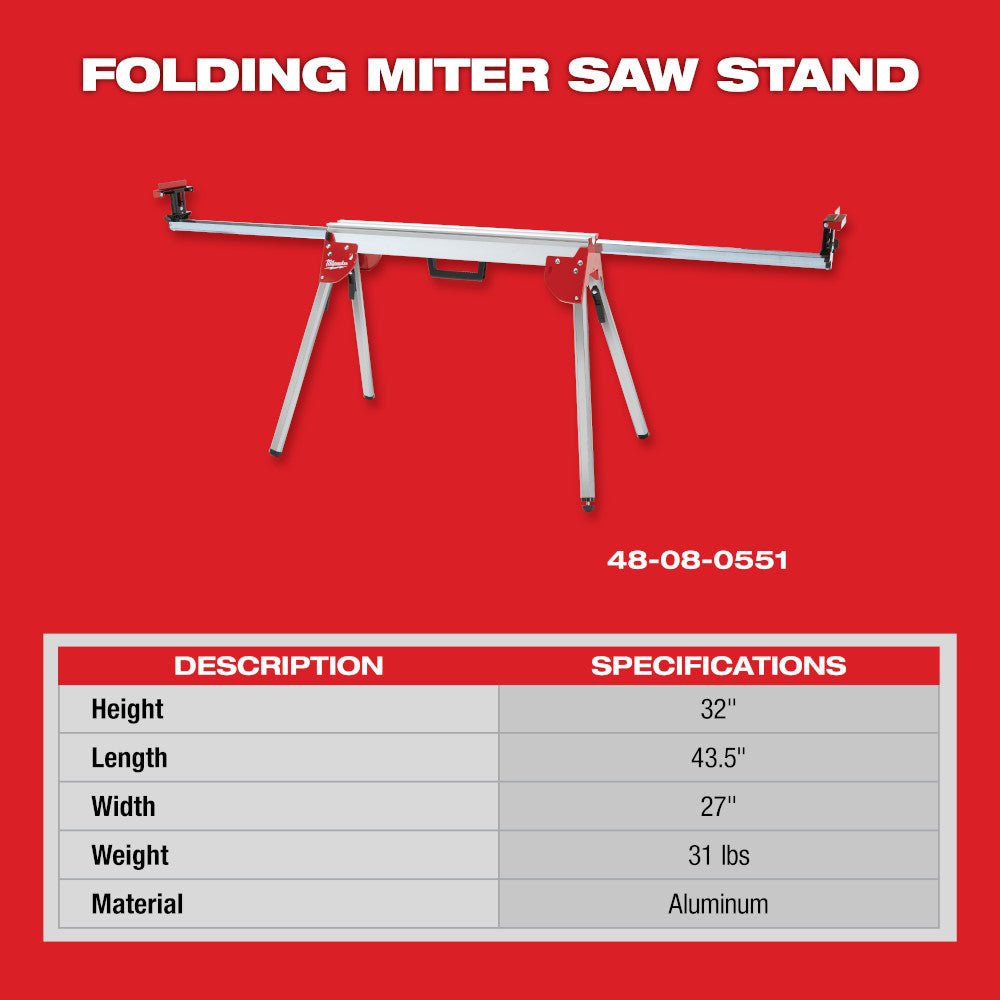 Milwaukee 2739-21HD M18 FUEL 18V 12" Cordless Miter Saw w/ Stand - Image 13