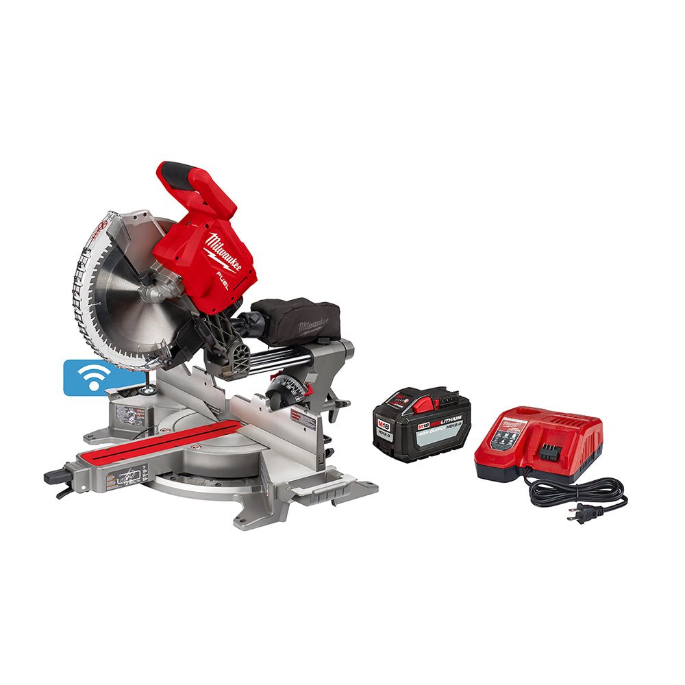 Milwaukee 2739-21HD M18 FUEL 18V 12" Cordless Miter Saw w/ Stand - Image 2