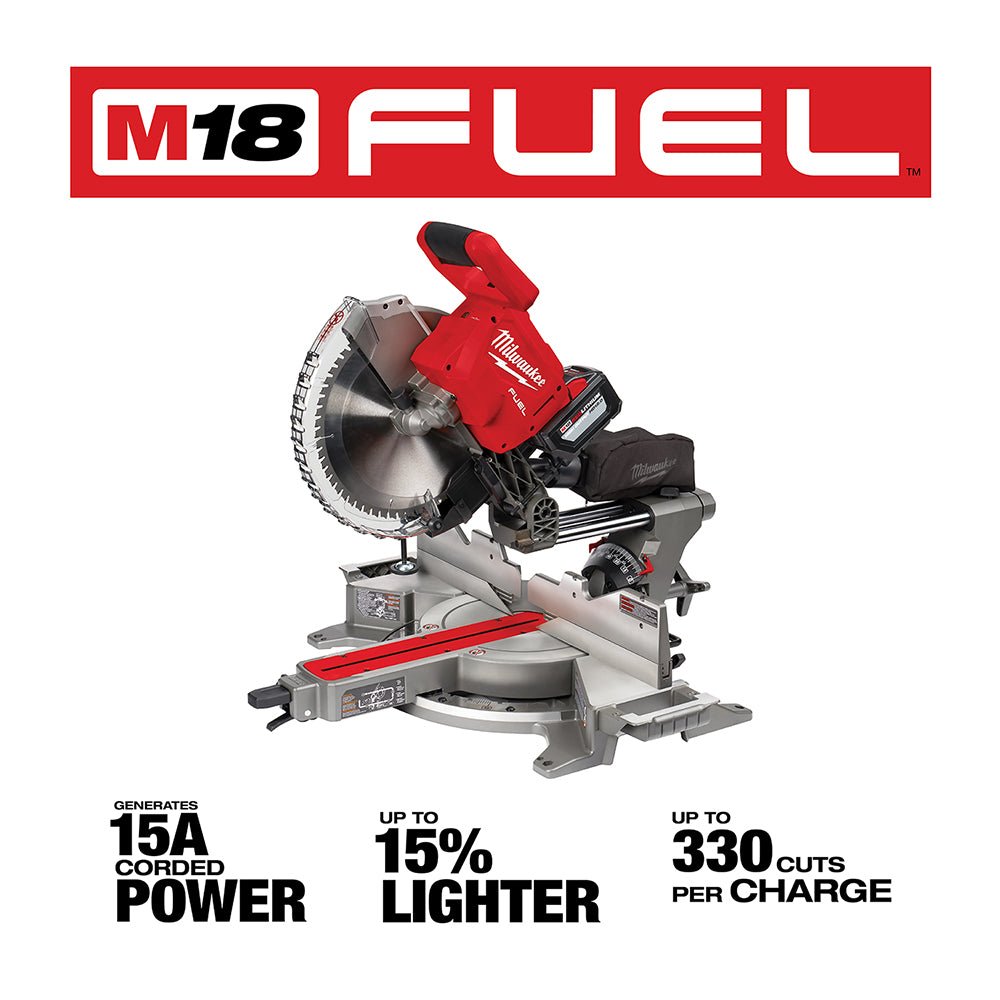 Milwaukee 2739-21HD M18 FUEL 18V 12" Cordless Miter Saw w/ Stand - Image 4