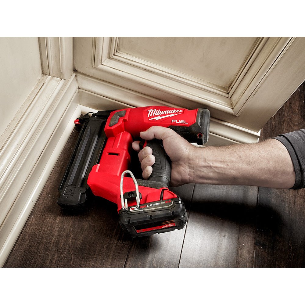 Milwaukee 2746-20x2 M18 FUEL 18 Gauge Brad Nailer Bundle with 2AH Battery - Image 11