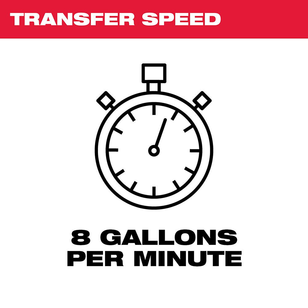 Milwaukee 2771-20 M18 18V Cordless Li-Ion Water Transfer Pump - Bare Tool - Image 4