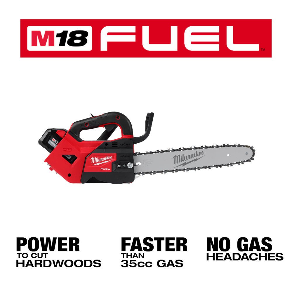 Milwaukee 2826-21T M18 FUEL 18V 14" Cordless Top Handle Chainsaw Kit - Image 2