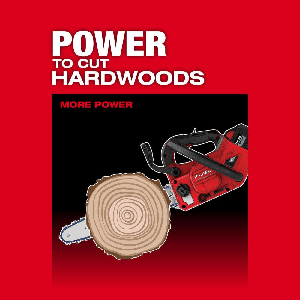 Milwaukee 2826-21T M18 FUEL 18V 14" Cordless Top Handle Chainsaw Kit - Image 5