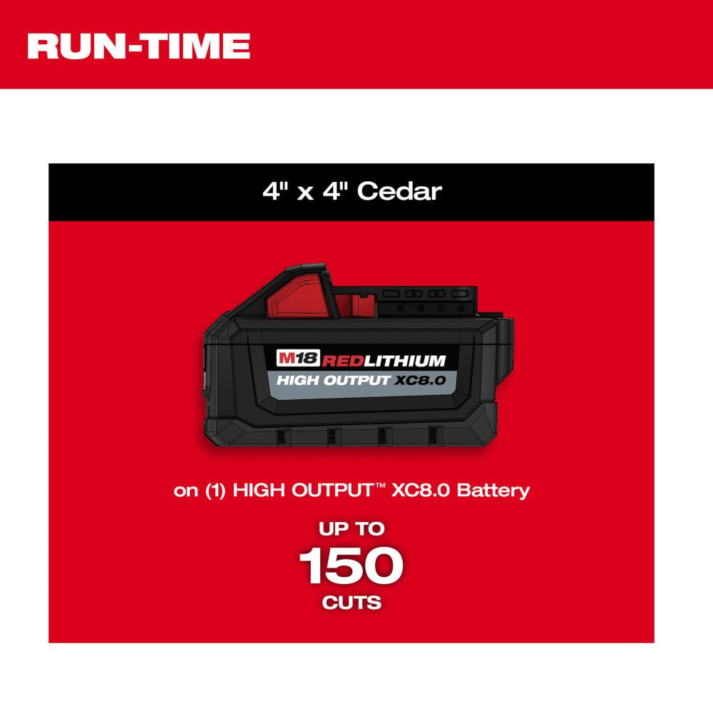 Milwaukee 2826-21T M18 FUEL 18V 14" Cordless Top Handle Chainsaw Kit - Image 8