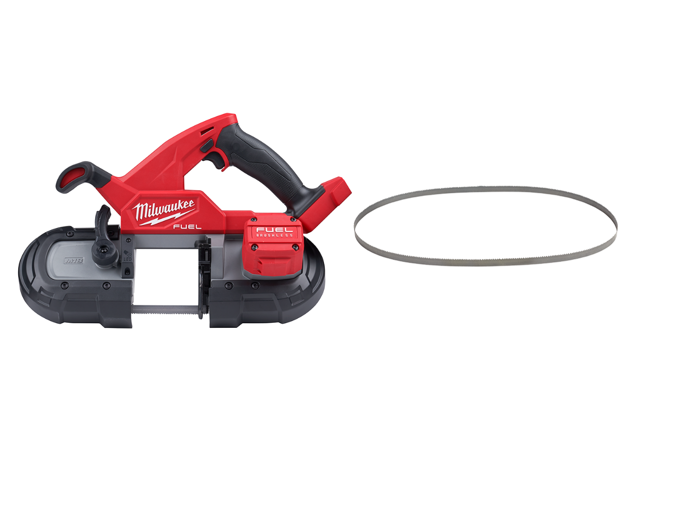 Milwaukee 2829-20ETM M18 FUEL Compact Bandsaw and 3PK 8/10TPI Blades
