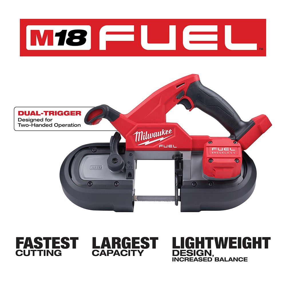 Milwaukee 2829S-80 M18 18V Compact Dual-Trigger Band Saw - Reconditioned - Image 3
