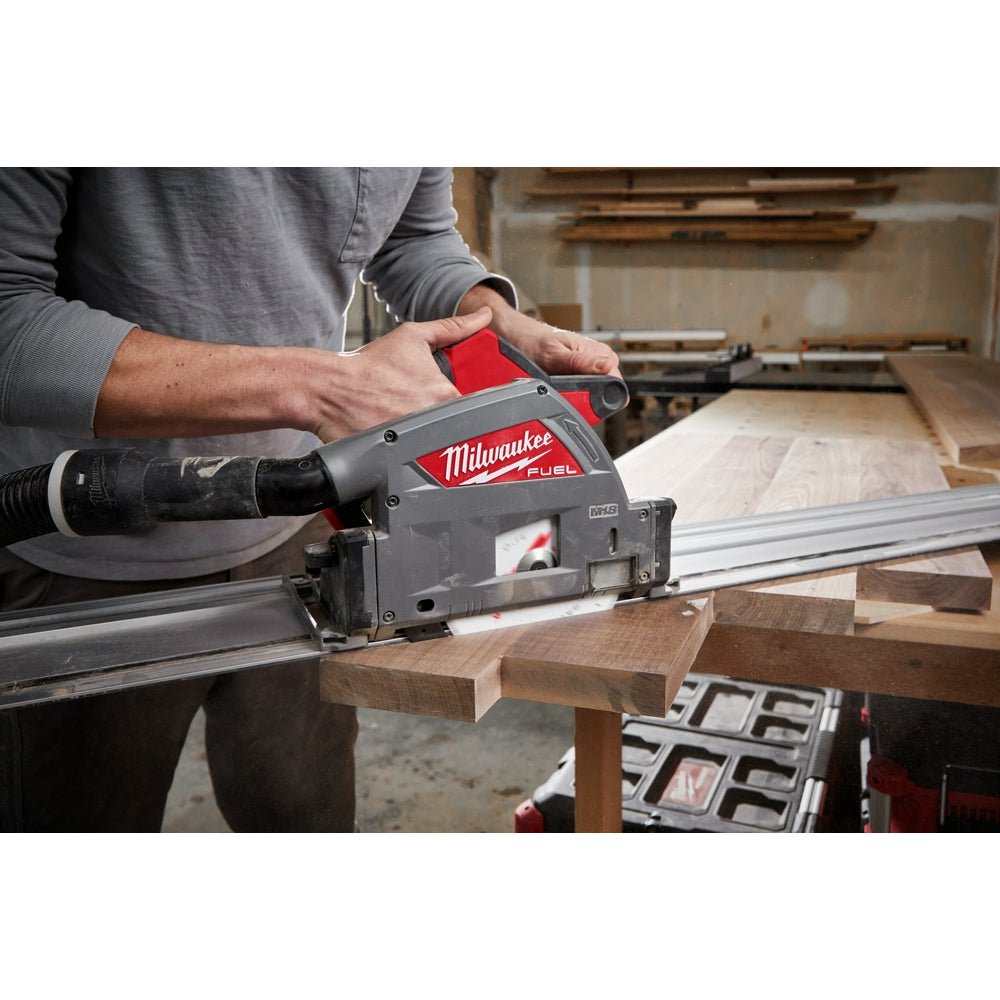 Milwaukee 2831-20x6 M18 FUEL 6-1/2" Plunge Track Saw w/ Extra 6Ah Battery - Image 10