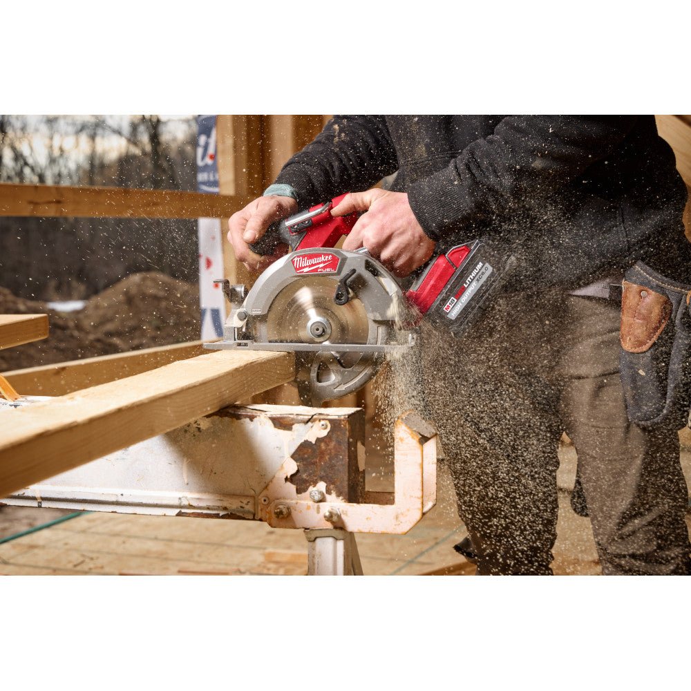 Milwaukee 2833-20x6 M18 FUEL 6-1/2" Circular Saw w/ Extra 6Ah Battery - Image 12