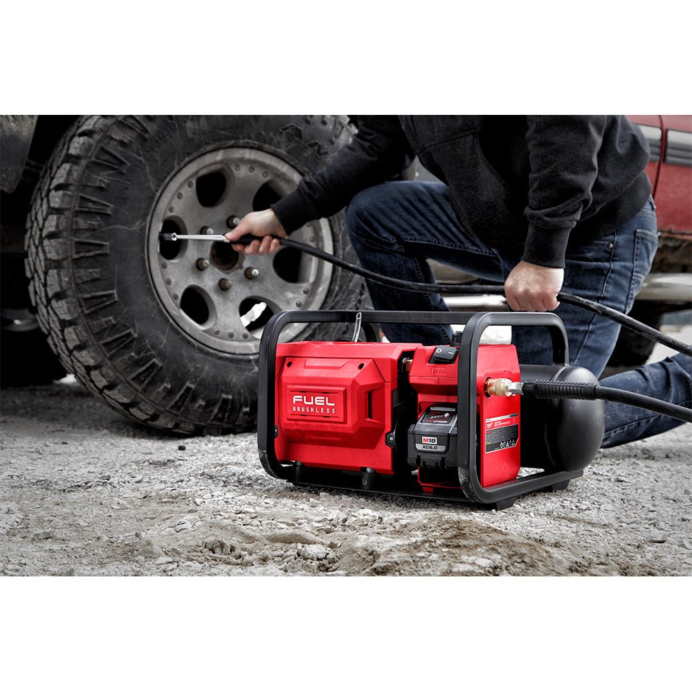 Milwaukee 2840-80 M18 FUEL 18V 2 Gallon Quiet Air Compressor - Bare Tool Recon - Image 8