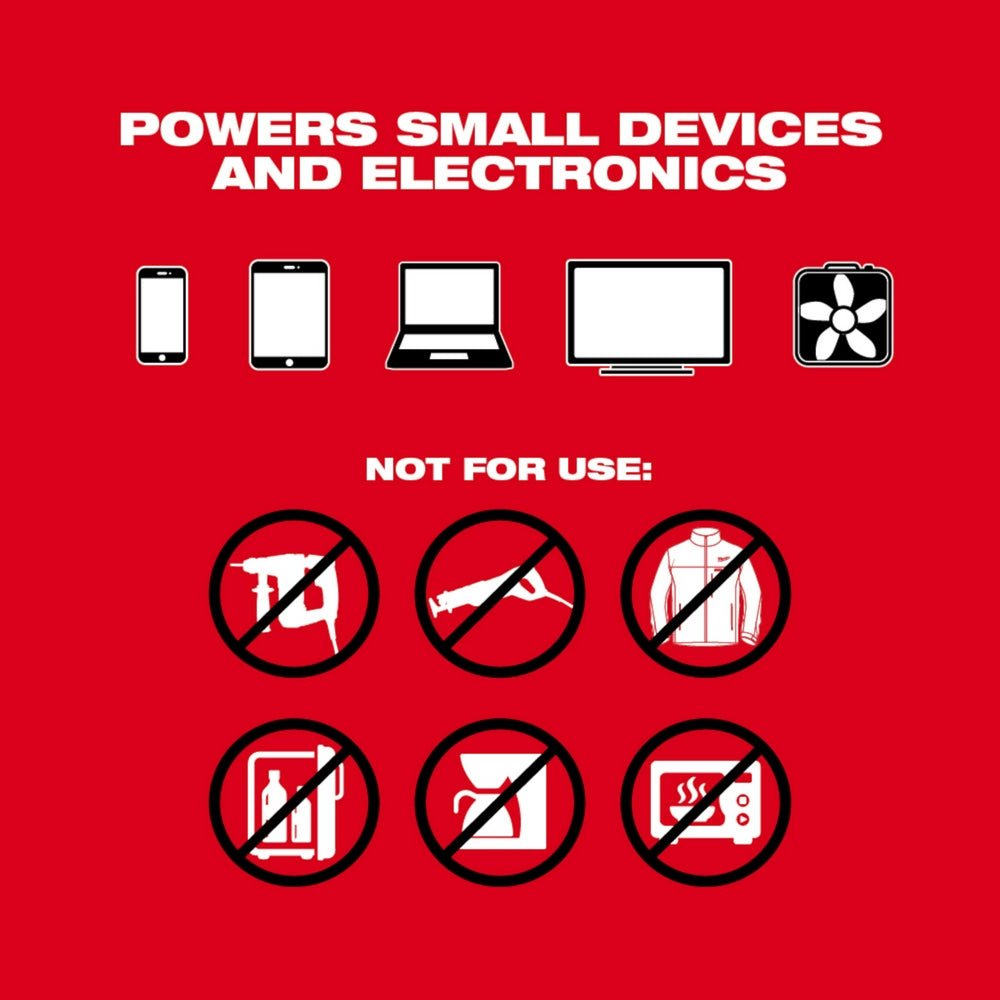 Milwaukee 2846-20BT5 M18 Top Off Power Supply w/ XC5.0 Capacity Battery - 2 PK - Image 10