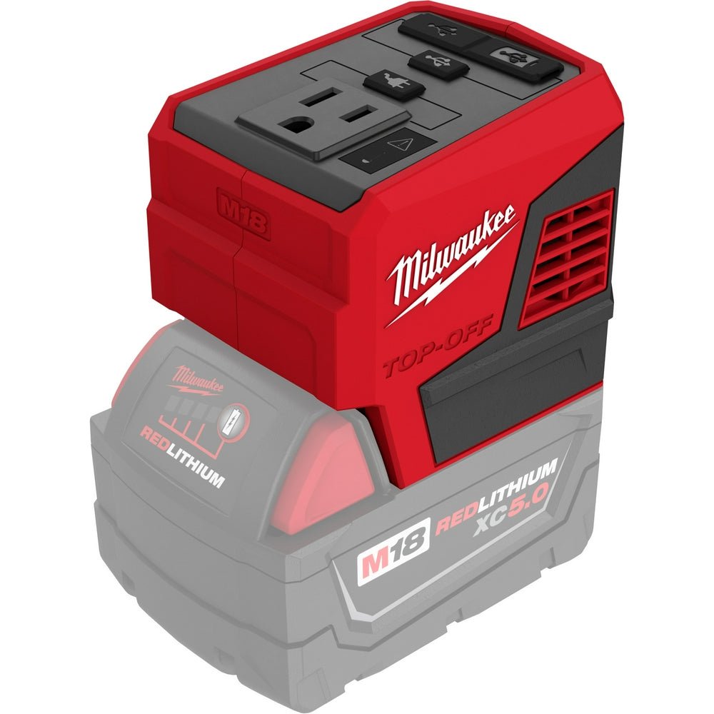 Milwaukee 2846-20BT5 M18 Top Off Power Supply w/ XC5.0 Capacity Battery - 2 PK - Image 2
