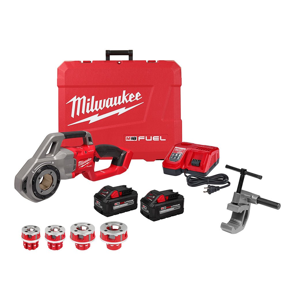 Milwaukee 2870-22BS M18 FUEL 18V Compact Pipe Threader w/ M18 Compact Bandsaw - Image 12