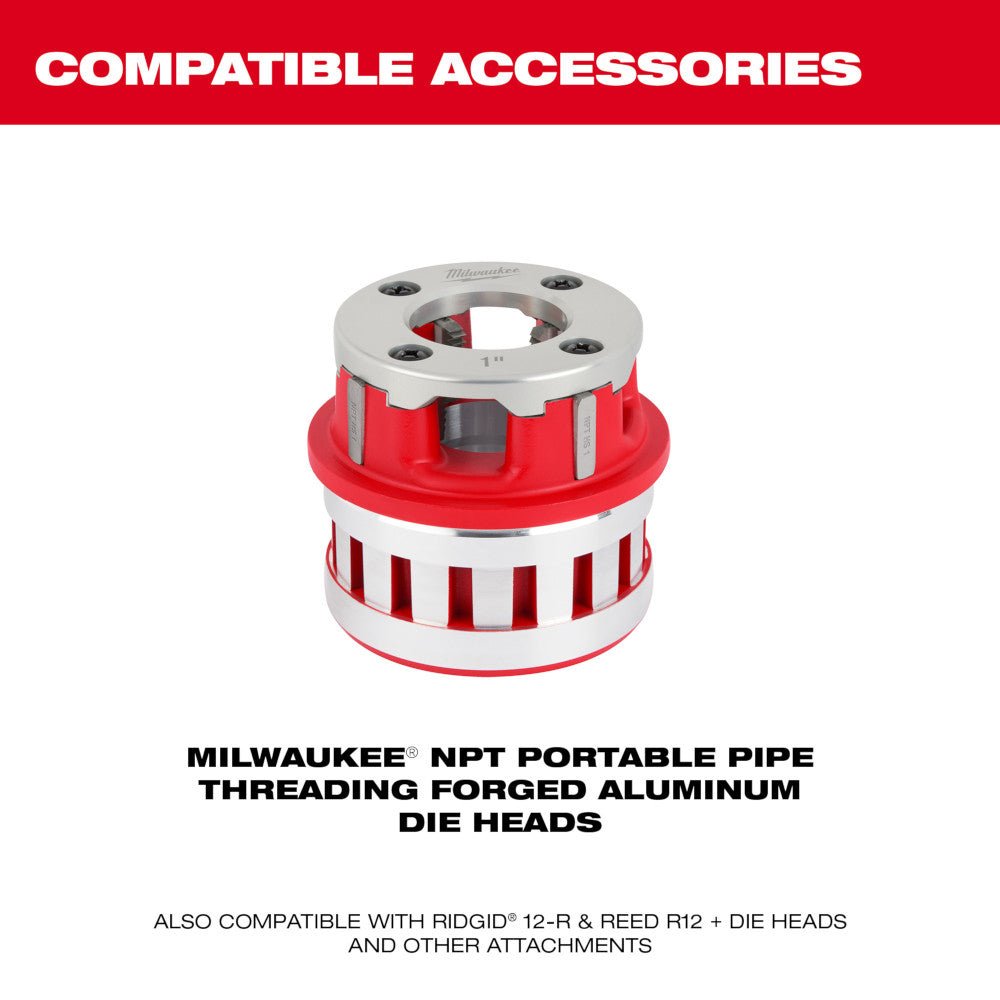 Milwaukee 2874-82HD M18 FUEL 18V Pipe Threader w/ ONE-KEY Kit - Recon - Image 3