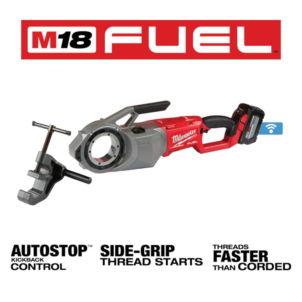 Milwaukee 2874-82HD M18 FUEL 18V Pipe Threader w/ ONE-KEY Kit - Recon - Image 4