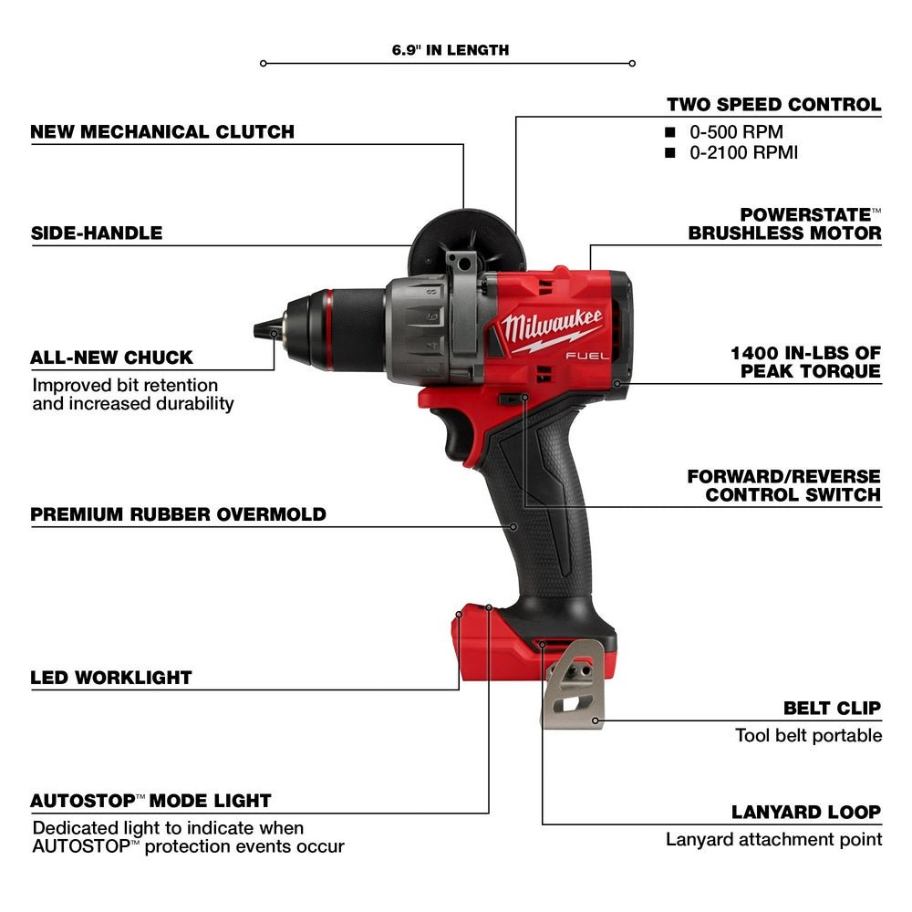 Milwaukee 2903-80 M18 FUEL 18V 1/2" Drill/Driver - Recon - Image 4