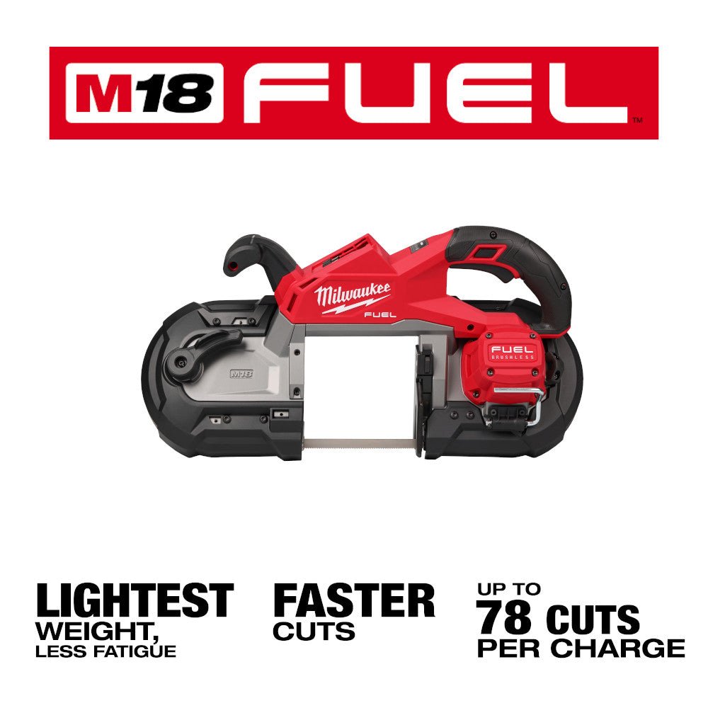 Milwaukee 2929-20GR M18 FUEL 18V Deep Cut Bandsaw w/ M18 Cordless Grinder - Image 11