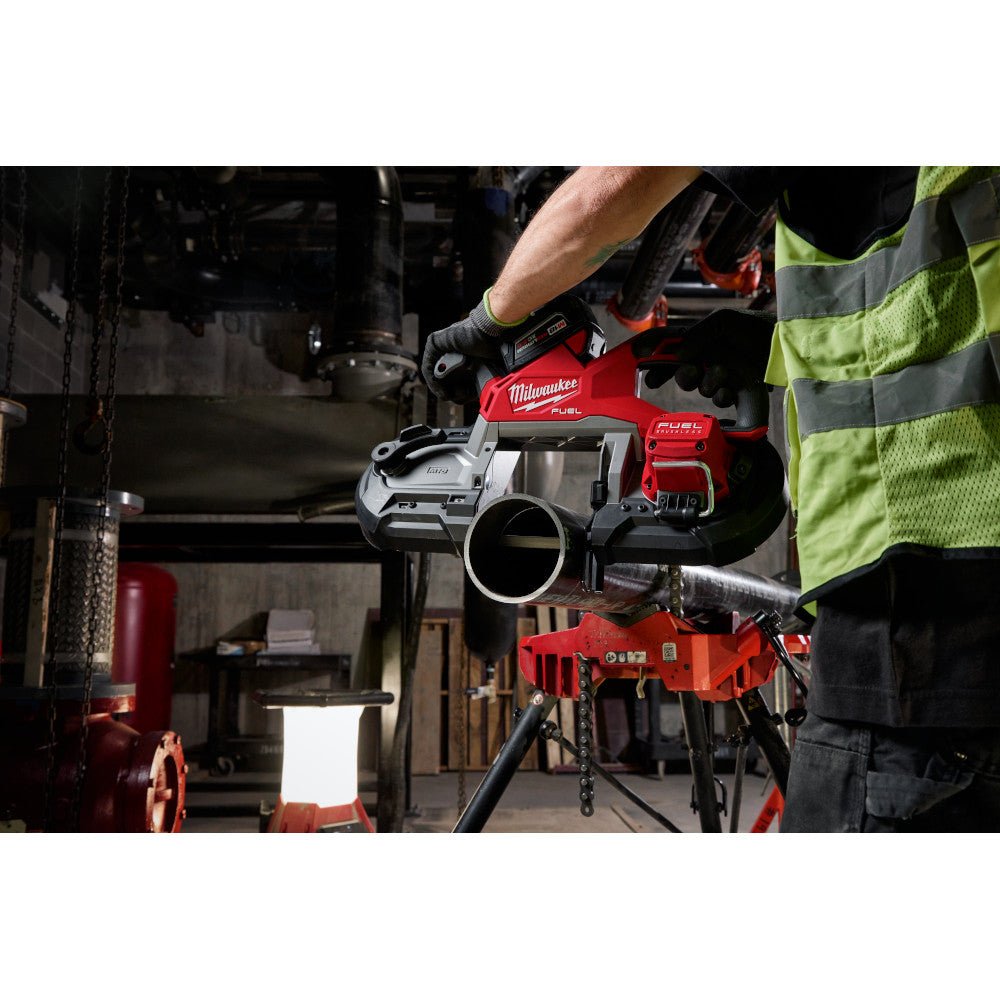 Milwaukee 2929-20GR M18 FUEL 18V Deep Cut Bandsaw w/ M18 Cordless Grinder - Image 7