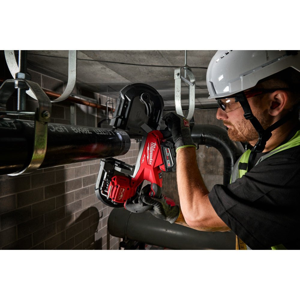 Milwaukee 2929-20GR M18 FUEL 18V Deep Cut Bandsaw w/ M18 Cordless Grinder - Image 8