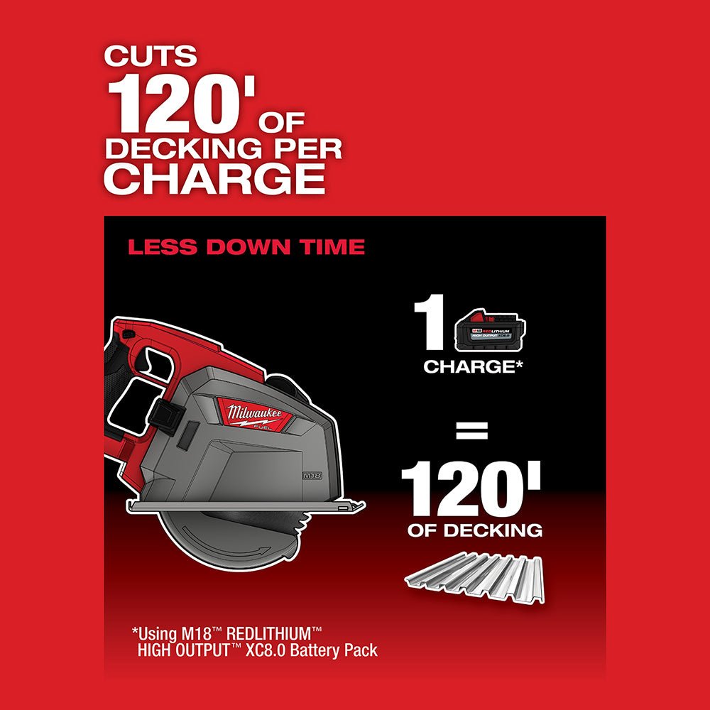 Milwaukee 2982-80 M18 FUEL 18V 8" Metal Cutting Circular Saw - Bare Tool, Recon - Image 5