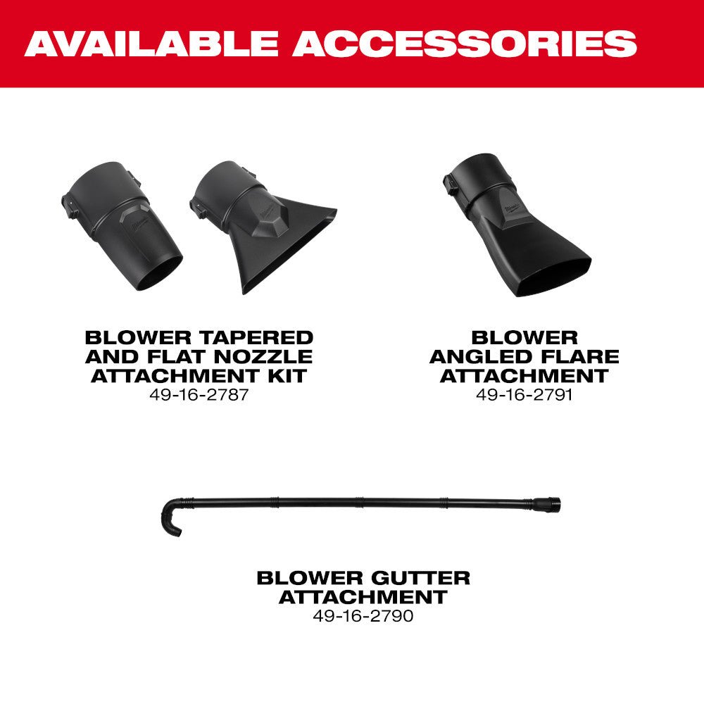 Milwaukee M18 Blower w/ REDLITHIUM HIGH OUTPUT XC6.0 Battery - 2 PK - Image 14