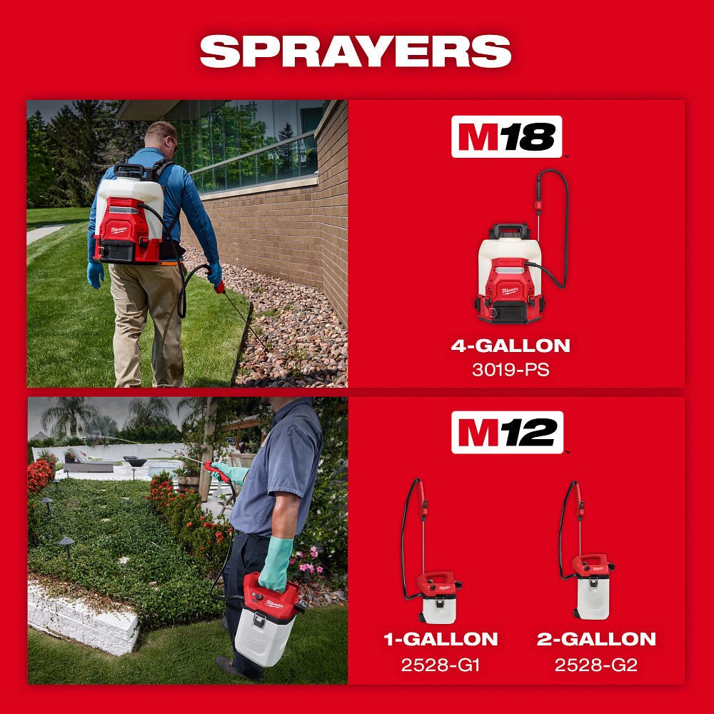 Milwaukee 3019-21PS M18 18V 4-Gallon Backpack Sprayer Kit w/ SWITCH TANK - Image 11