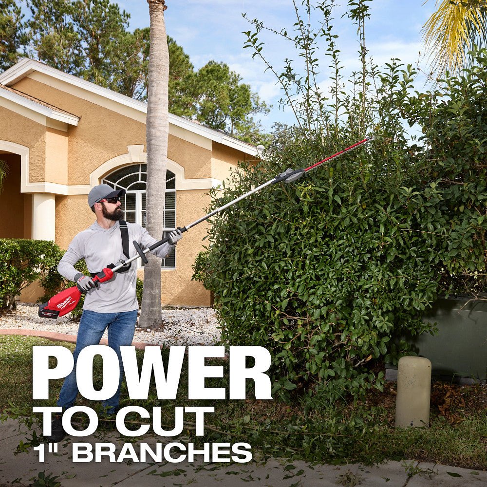 Milwaukee 3035-20 M18 FUEL 18V Extended Pole Hedge Trimmer - Bare Tool - Image 6