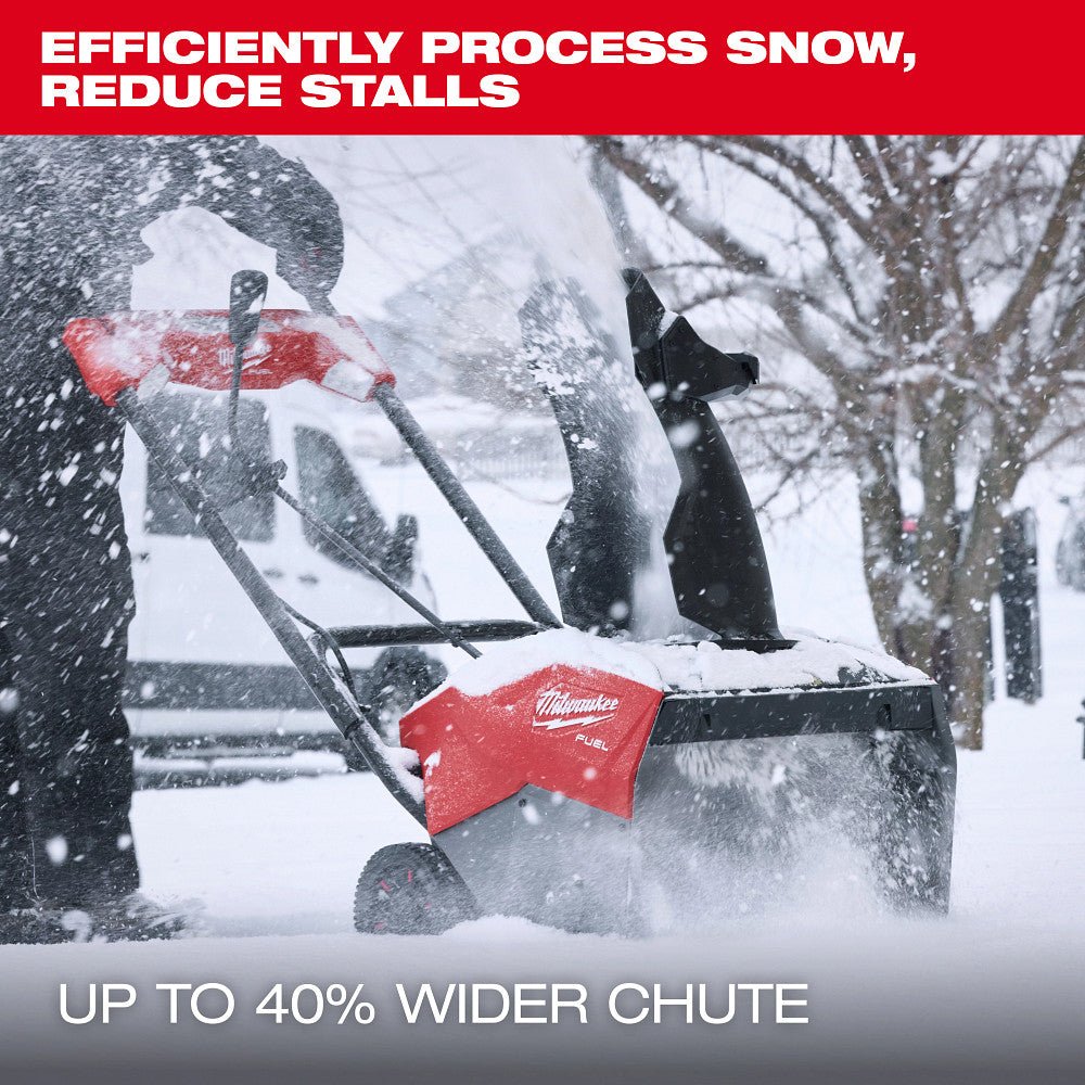 Milwaukee 3036-22HD M18 FUEL 18V 21" Auger Dual Battery Snow Blower Kit - Image 11
