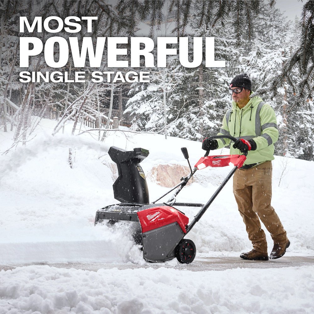 Milwaukee 3036-22HD M18 FUEL 18V 21" Auger Dual Battery Snow Blower Kit - Image 8