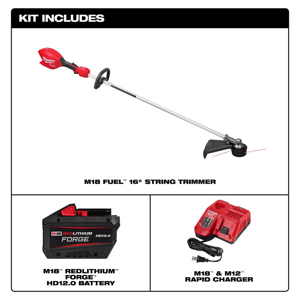 Milwaukee 3046-21HD M18 FUEL 18V 16" String Trimmer Kit - Image 18