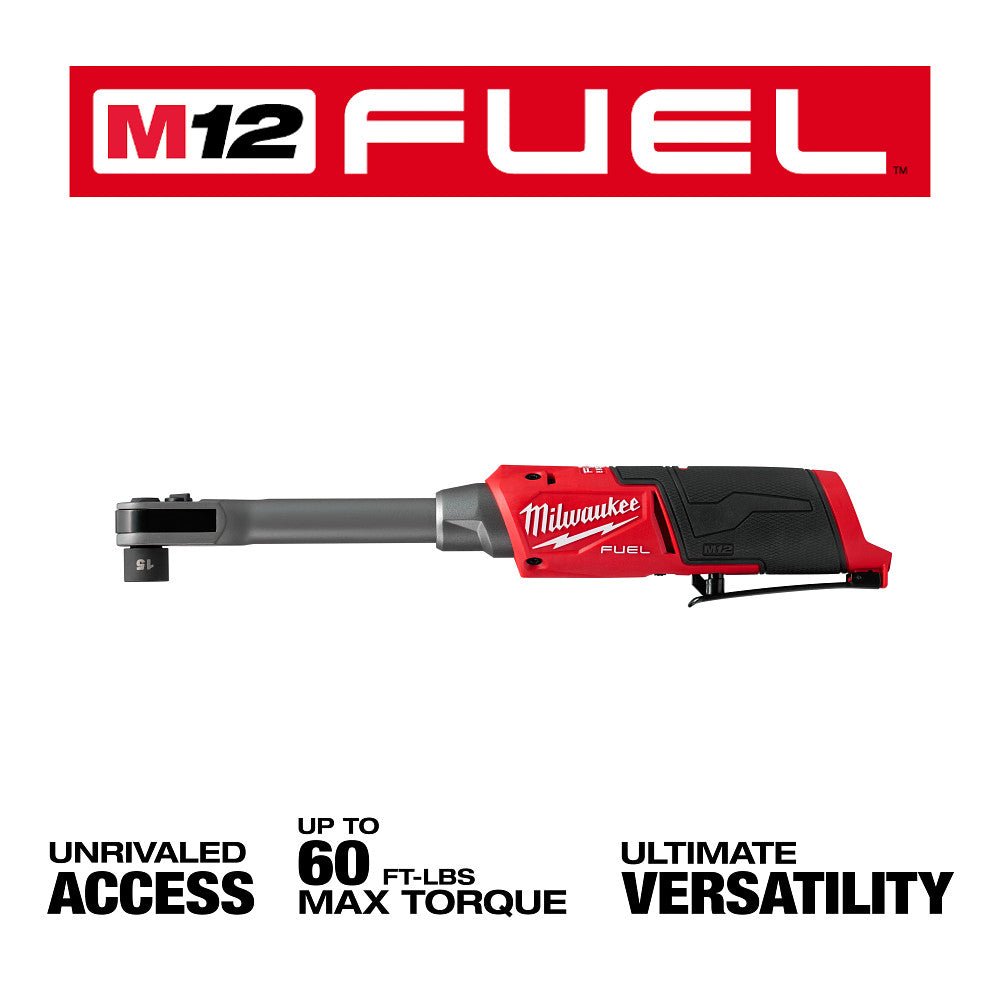 Milwaukee 3050-20X5 M12 FUEL INSIDER 12V Cordless Box Ratchet w/ 5AH Battery - Image 18