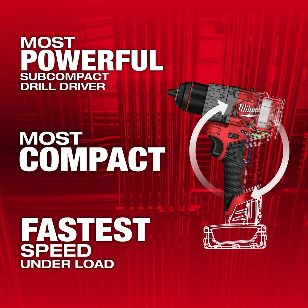 Milwaukee 3403-80 M12 FUEL 12V 1/2" Drill/Driver - Recon - Image 2