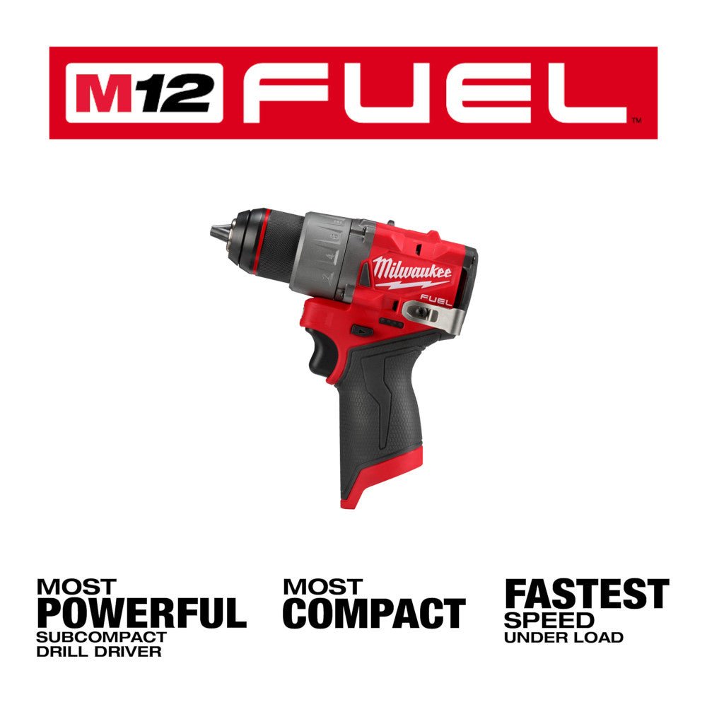 Milwaukee 3424-23 M12 FUEL 12V Lithium-Ion Cordless 3-Tool Combo Kit - Image 3