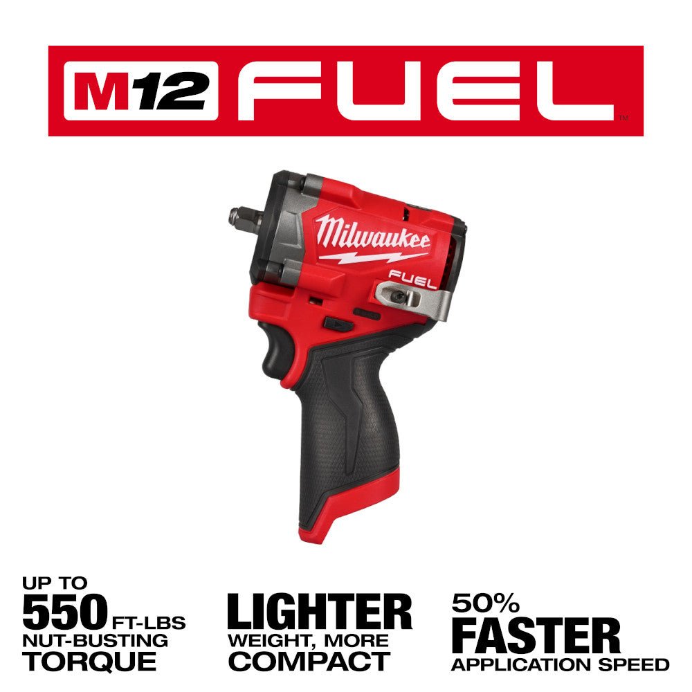 Milwaukee 3424-23 M12 FUEL 12V Lithium-Ion Cordless 3-Tool Combo Kit - Image 4