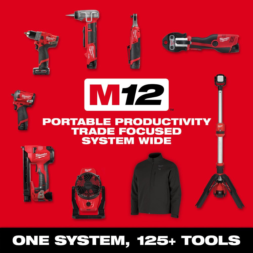 Milwaukee 3450-22 M12 12V 1/4" Subcompact Brushless Hex Impact Driver Kit - Image 11
