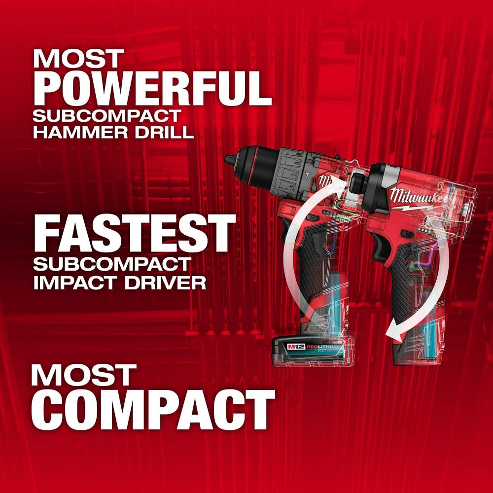 Milwaukee 3497-22MT M12 FUEL 12V 2-Tool Combo Kit w/ M12 Multi-tool - Image 3